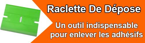 Raclette pour enlever les adhésif